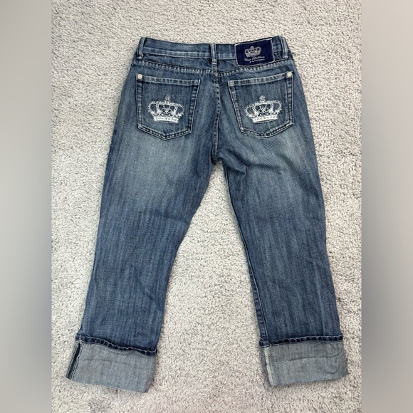Rock & Republic Jeans Womens 29 Victoria Beckham Iconic Crown Cuffed Denim Class - Picture 4 of 5